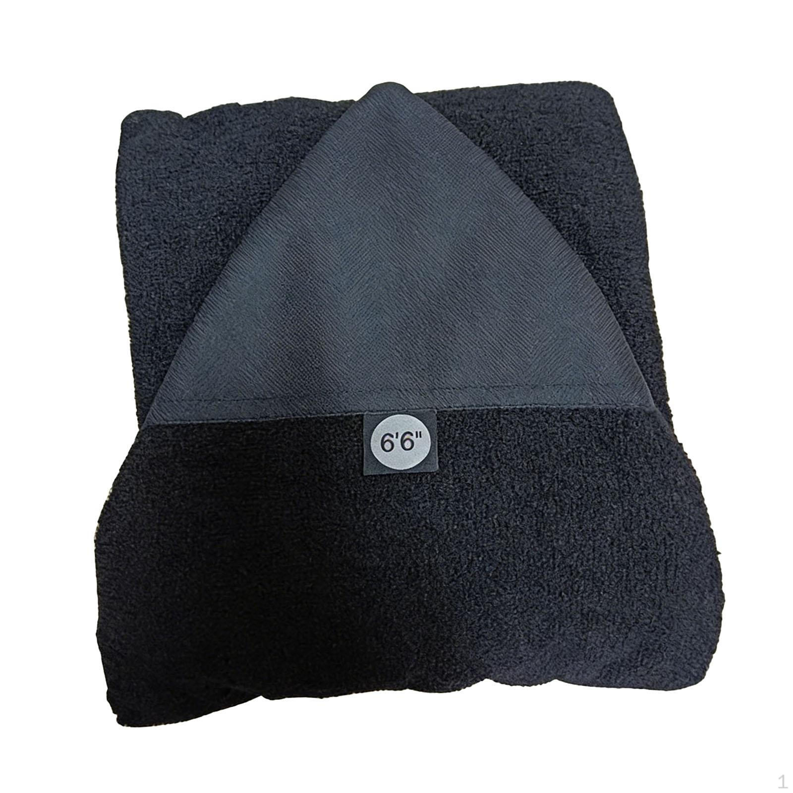 

Surfboard Sock Cover Water Sports Accessories 6.6 Storage Bag Black with Pocket Drawstring