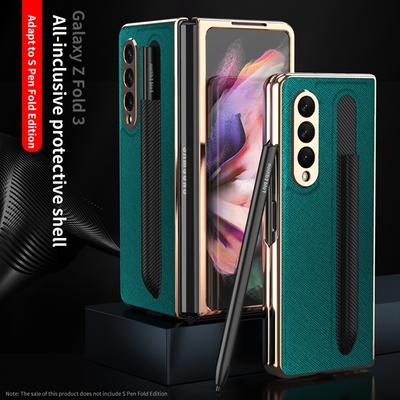 Custodia a croce per Samsung Galaxy Z Fold 3 Custodia Pen Fold Edition Portapenne Cover ultra sottile per Galaxy Z Fold3 No S Pen