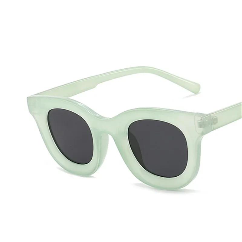 Vintage Round Sunglasses for Women Fashion Small Sun Glasses Men Vintage Hip Hop Yellow Blue Eyewear UV400