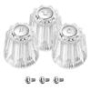2/3Pcs Hot And Cold Shower Knob Shower Faucet Handle Replacement Comfortable grip Shower Valves Knobs Bathroom Accessories