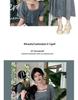 Plus Size Denim Puff Sleeve Square Neck Summer Dress for Women