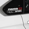 Waterproof Side Mirror Window Decal for Mazda CX-5 CX-30 6 3 2 Axela CX-4 CX-9 323 626 Lancer Automotive Supplies HBH1