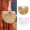 Traditional Handmade Bamboo Womens Shoulder Bag With Practical Size And Elegant Appearance