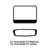 For Tesla Model 3 Highland 2024 Model Y Juniper 2025 Silicone Screen Frame Display Edge Protector Central Control Accessores