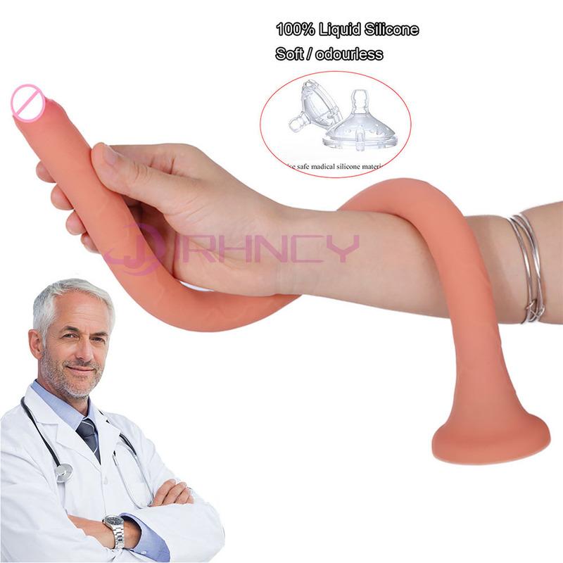 Soft Realistic Dildo XL Silicone Dildos For Women Vaginal Shower Men Anus Cleaner Enema Douche Anal Dildos Women Sex Toys