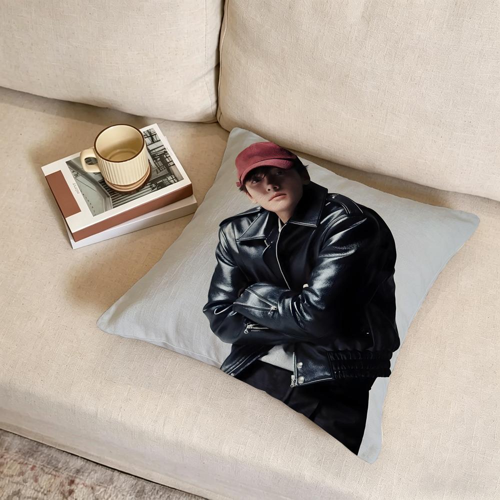J-Ji Chang-Wook Cushion Cover Fabric Soft Furnishing,Pillowcase, Cushion Cover, Sofa Pillow, Home Decoration