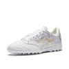 Anta Professional Training TF (Rubber Studs) Non-Slip Durable Football Shoes Men Football Shoes White Gray 412511121-1