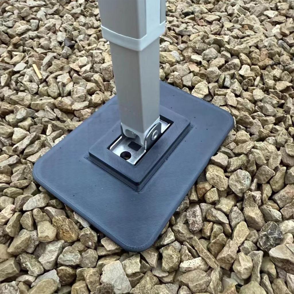 2pcs RV Awning Support Plate Heavy Duty Portable Plate Camping Awning Foot Pads For Outdoor Summer Picnic Holiday Travel
