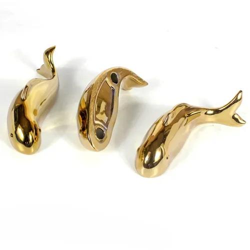 Ceramic Swimming Fish Hanging Wall Decoration Carp Background Living Room Decor Aesthetic Room Decoration Accessories