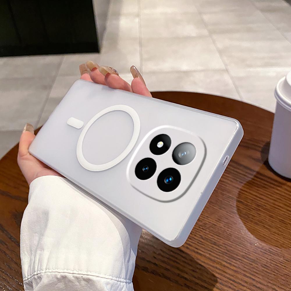 For Xiaomi Redmi Note 14 Pro+ 5G Case Compatible with MagSafe Precise Cutouts Matte PC Phone Cover