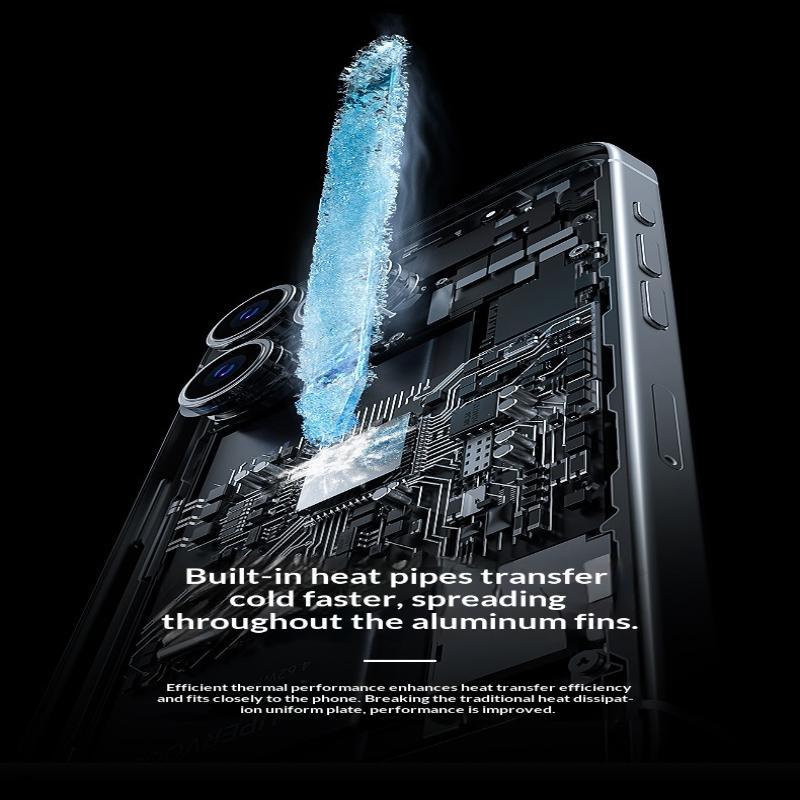 Magnetic Phone Cooling Pad Built-in Coolant Fast Heat Dissipation Lightweight for Phone Gaming Live Broadcast