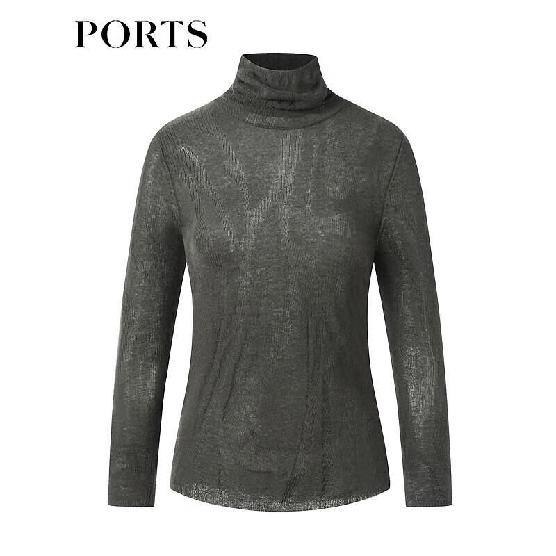 PORTS Women's 100% Cashmere High-Neck Knit Pullover