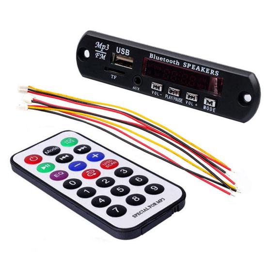 Player MP3 Auto Radio FM Compatibil Bluetooth 5.0 Modul Difuzor Placă Decodor Audio