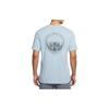 Nike T Shirts Men's Light Blue Crew Neck Moderate Straight Fit DQ1880-425