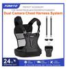 System kamizelki piersiowej z podwójnym pasem na aparat z boczną kaburą dla lustrzanki cyfrowej Canon Nikon Sony Olympus