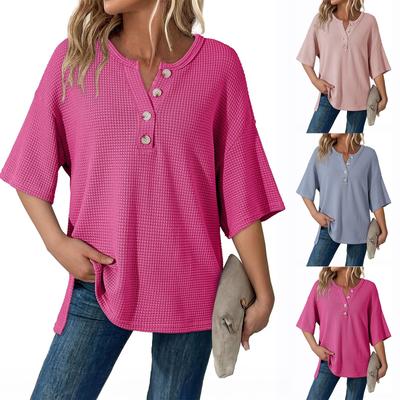 Women Casual Loose Shirts Fashion Tops T-shirts Tee