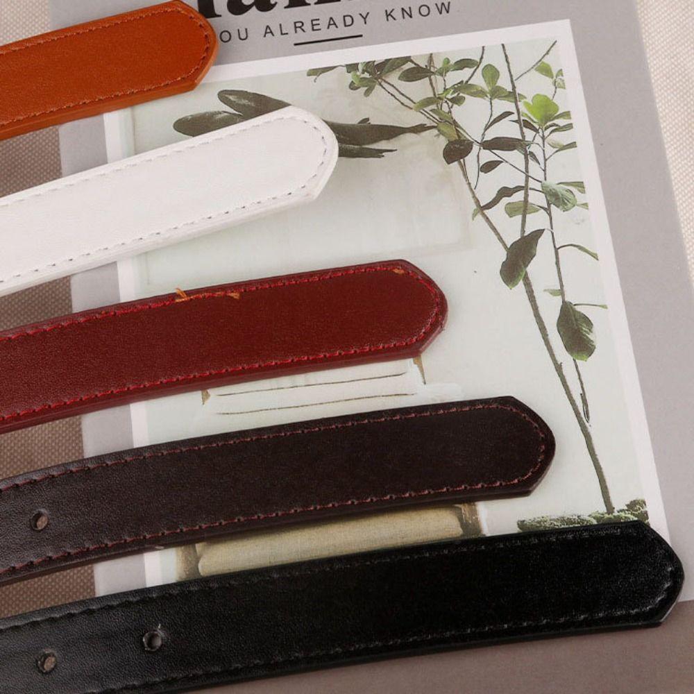 Fashion Pin Buckle Waistband Women Thin Waist Strap Versatile Leather Belt
