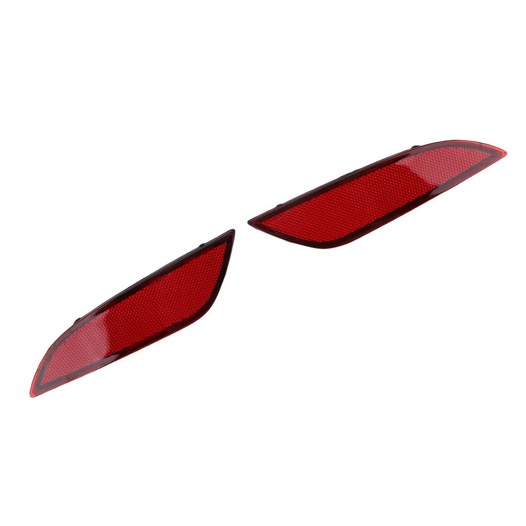 2Pcs Rear Left and Right Side Bumper Trim Reflector Replacement for Sonata 2018 2019 Red Lens 92405C1500