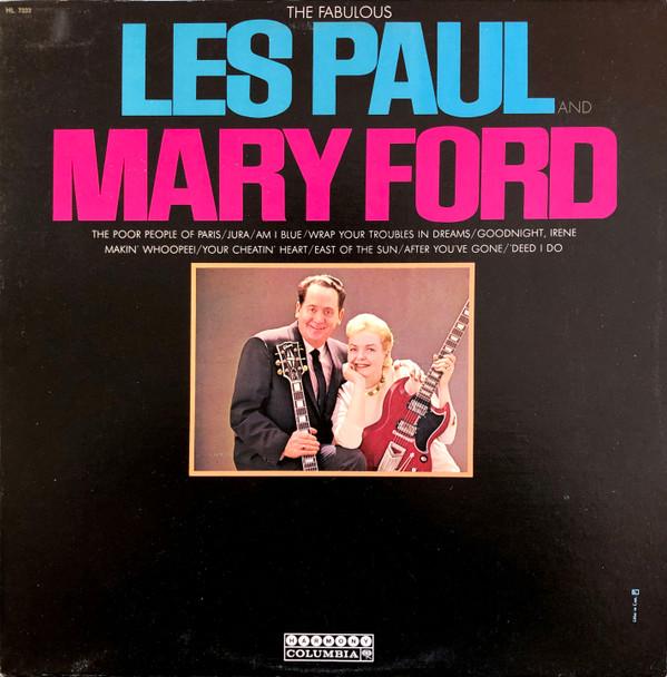 

LP Record LES PAUL MARY FORD The Fabulous Les Paul Mary Ford HL7333 Harmony 1965 Canada Rock Used