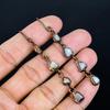 Rainbow Moonstone Earrings Gemstone Jewelry, Copper Electroformed Earrings, Handmade Beautiful Jewelry Earrings