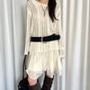 Metal Buckle Leather Waistband Jeans Girdle Western Cowboy Belt Retro Women Wide Belt  Girl
