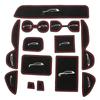 Türschlitzmatte Anti-Rutsch-Autotür-Gummi-Schalenkissen Red Gate Slot Pad für Toyota RAV4