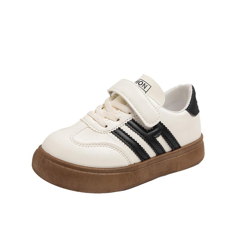 

Classmates Girls Весна и Осень 2025 Новые Кожаные Детские Кеды Спортивные Маленькие Белые Туфли для Мальчиков Среднего и Старшего Возраста Обувь для Тренировки Добродетели 26