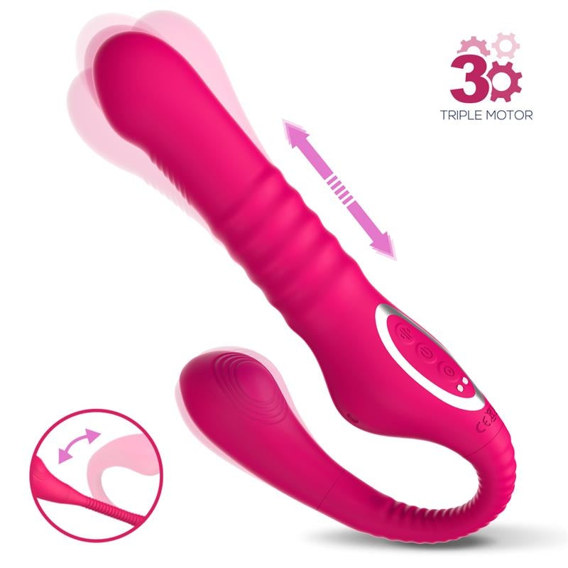 Vibe Action Strapless Vibrator N°23 - ACTION - Double Stimulation