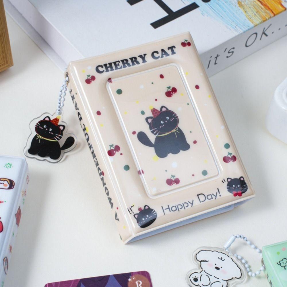 

36Card Slots Small Card Collection Book Cartoon Animals Picture Storage Holder Girl Sushi