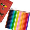 Oil-Based Colored Pencils Set - 24 Colors for Primary School Drawing & Painting