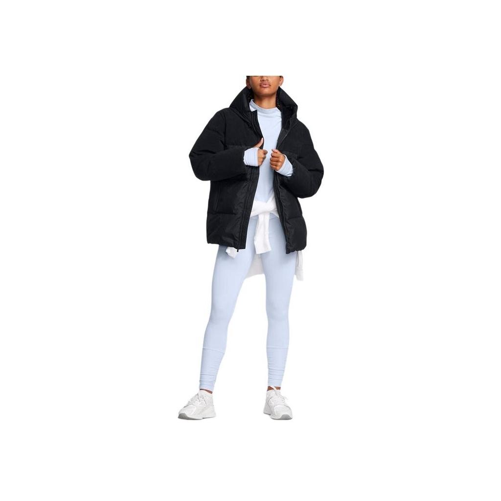 Under Armour Limitless Corduroy Training Zip Long Sleeve Down Jacket Women Jackets Black 1384654-001