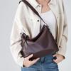 Elegant and High-end Leather Shoulder Bag, New Trend Versatile Tote Bag, Large Capacity Women's Commuting Crossbody Bag
