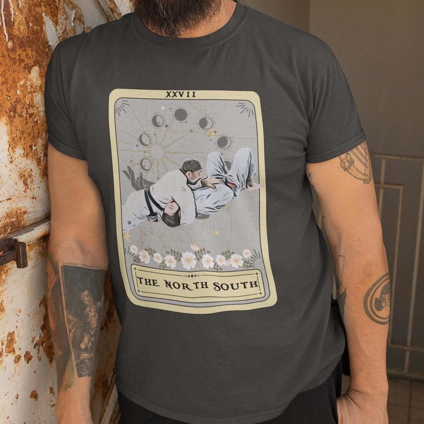 Jiu Jitsu Shirt, The North South Choke Tarot Card Shirt 3XL