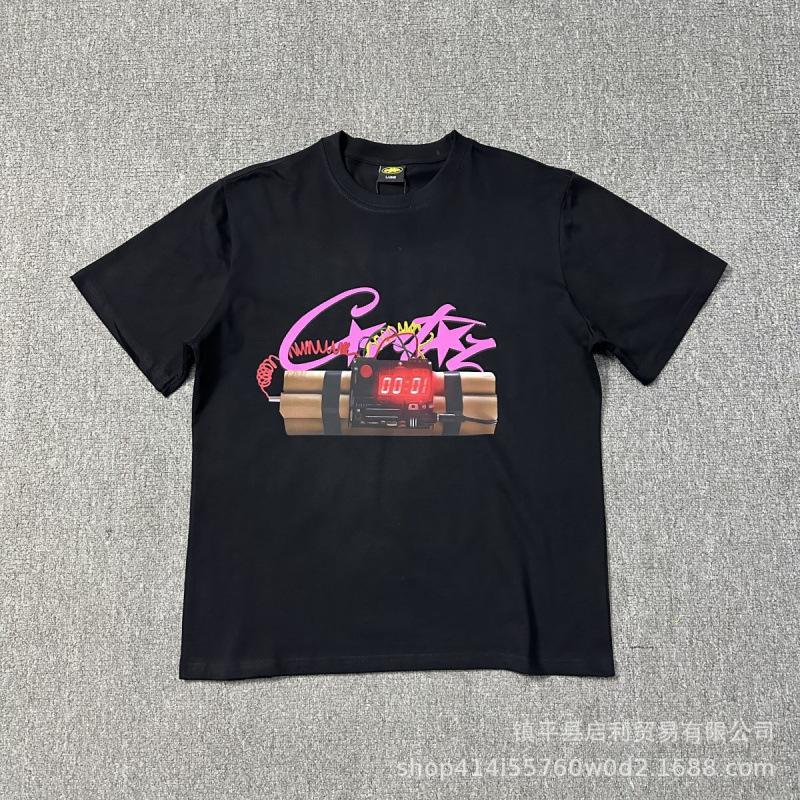 New High Street Corteiz Alcatraz Fun Letter Print Men's and Women's Casual Short Sleeve T-Shirt