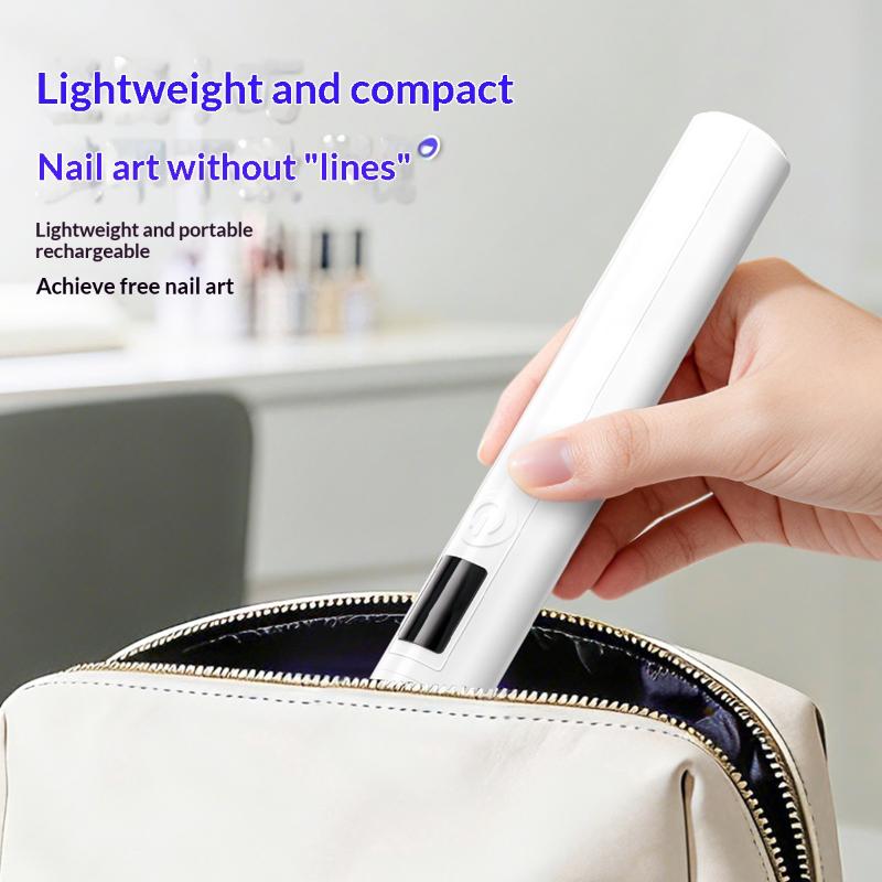 Rechargeable UV Nail Lamp Salon Grade Fast Curing Adjustable Stand LED Gel Dryer for Home DIY Use