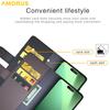 For iPhone 17 Pro Max Stand Cases Calf Texture Genuine Split Leather Wallet Phone Cover