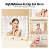 Hollywood Vanity Mirror With Lights w/ USB Type C Desktop Wallmount 23.6in