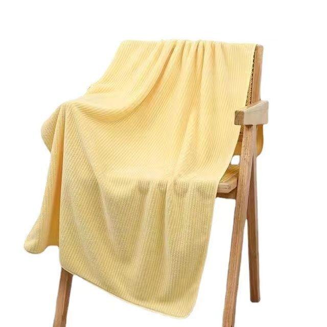 Large Bath Towel Adult Home Shower Enlarged and Thickened Coral Fleece Children's Towel Strong Absorbent for Home Use