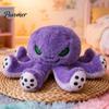 Children Octopus Doll Devil Plush Toy, Soft Stuffed Dark Decor, Desk Ornament Eight Tentacle Sea Animal Pillow, Gift for Halloween Christmas Birthday