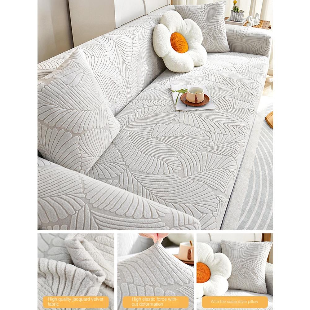 Couch Cover Latest Jacquard Design High Stretch Sofa Covers for Cushion Couch, Pet Dog Cat Proof Slipcover Non Slip Magic Elastic Furniture Protector