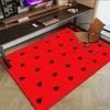 1PC Watermelon Dots Extra Large Non Slip Floor Carpet, Office, Family, Studio   Large Area Rug Indoor Rugs, Bold Statement Piece