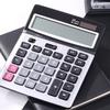 Dual Power Electronic Calculator Solar Powered Desktop Calculator 12 Digits Large Screen Calculators