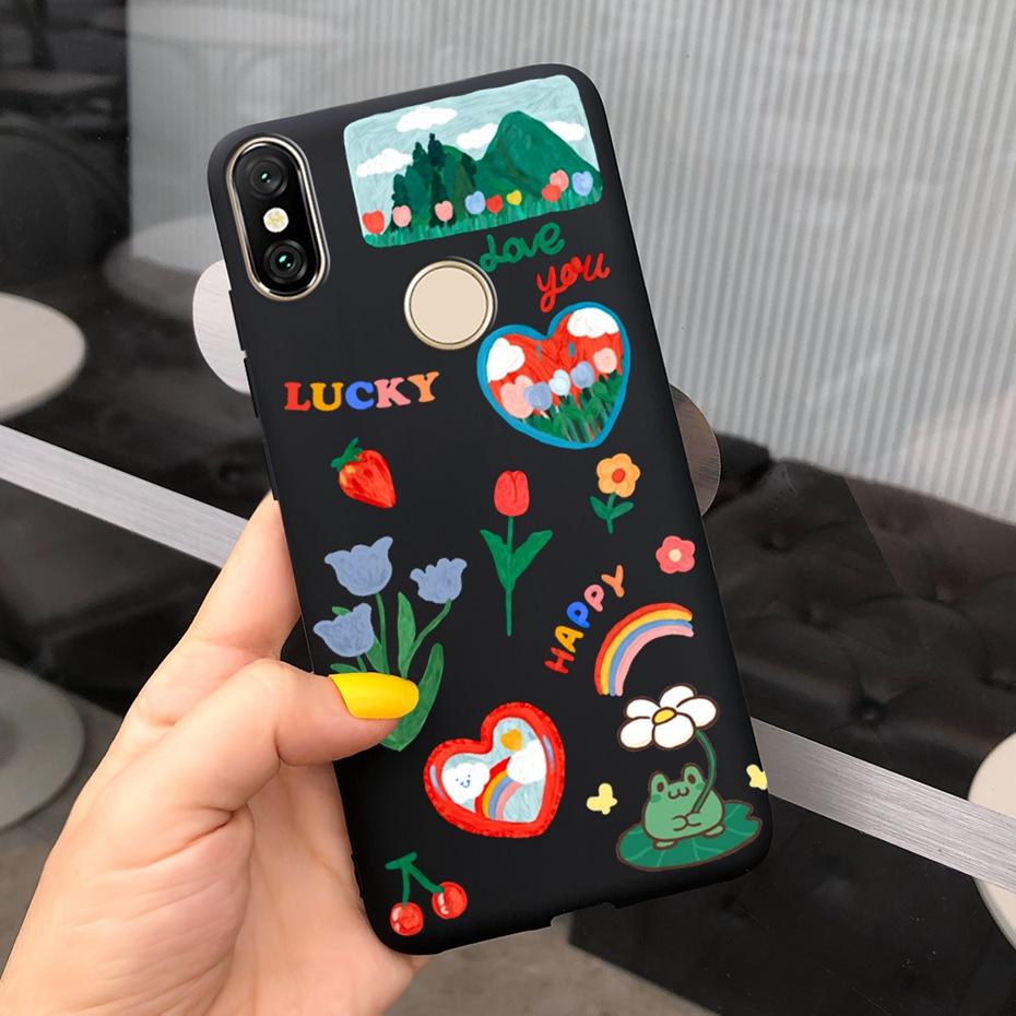 Phone Case For Xiaomi Redmi S2 (Redmi Y2) Lovely Pattern Macaroon Silicone Soft Cover Cases For RedmiS2 S 2 Y2 Fundas
