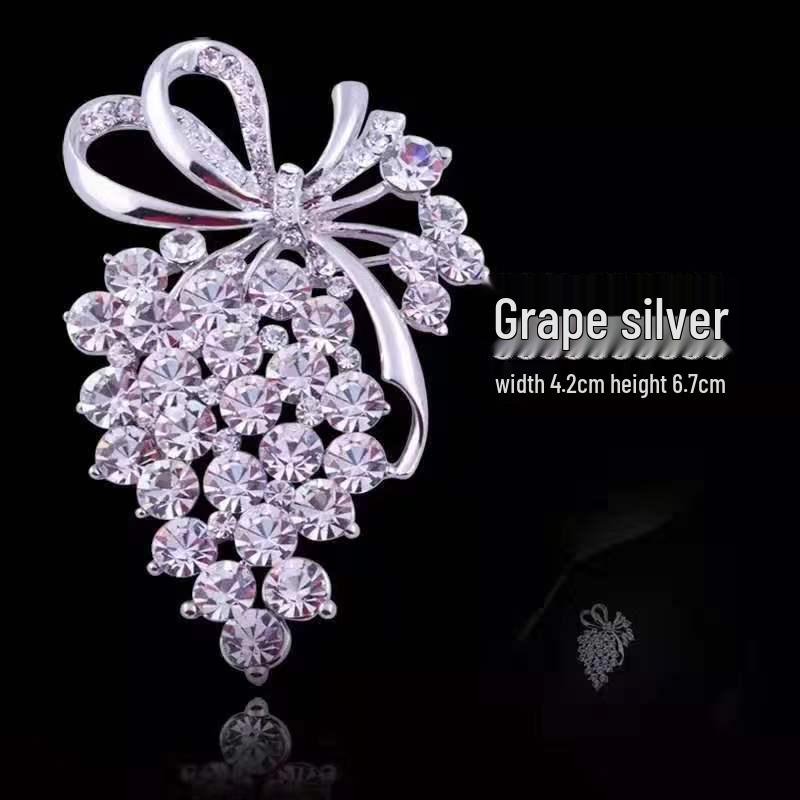 Elegant Luxury Brooch: Versatile and Exquisite Pin for Suit Jackets - Japanese and Korean Inspired Design