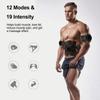 Smart Abs Stimulator Abdominal Muscle Toner Abs Muscle Trainer 12 Modes 19 Levels Intensity Body