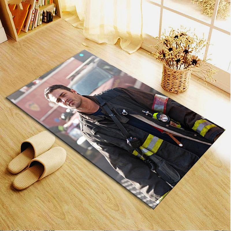 2025 New Chicago Fire Carpet Rug for Living Room Bedroom Home Sofa Decoration,Kids Play Non-slip Floor Mat