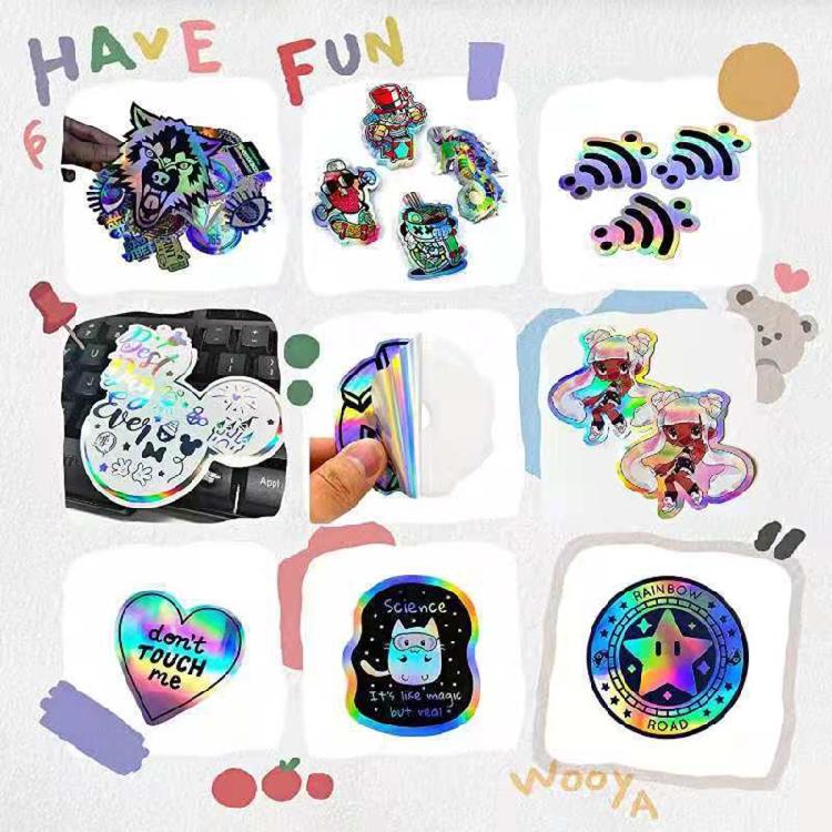 20Pcs Lamination Sticker Paper Clear A4 Printable Vinyl Labels Crafts Decal