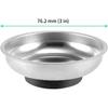 FUNSUEI 15 Packs 3 Inches Magnetic Tray, Stainless Steel Magnetic Bowl, Round Magnetic Parts Tray For P, Screws, Bolts, Nuts, Small Parts