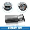 A ABSOPRO Muffler Cutter, Exhaust Pipe, Downward, General Purpose, For Car Exterior Supplies, Oval