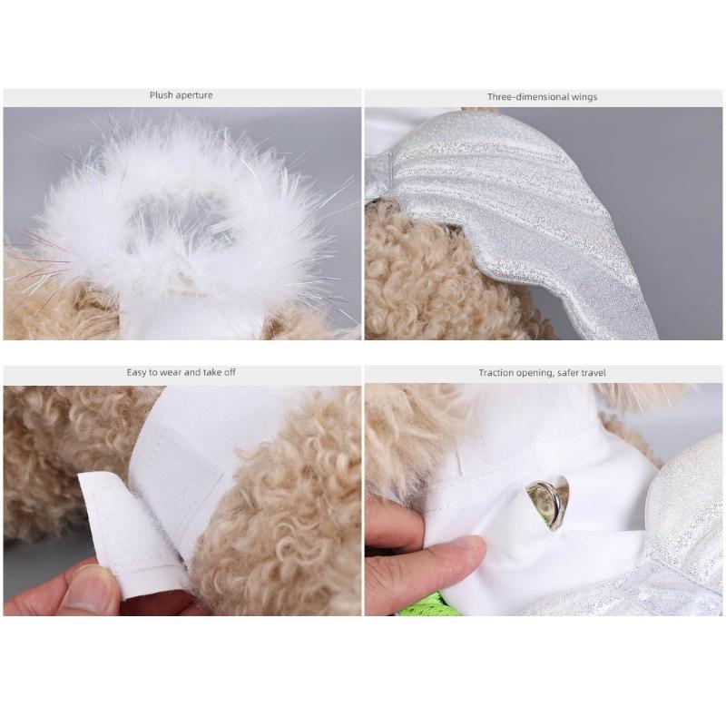 Cats Dog Funny Angeles Cosplay Angeles Costume 3D Wing Soft Comfortable Costume Accessories Dress Up Supplies